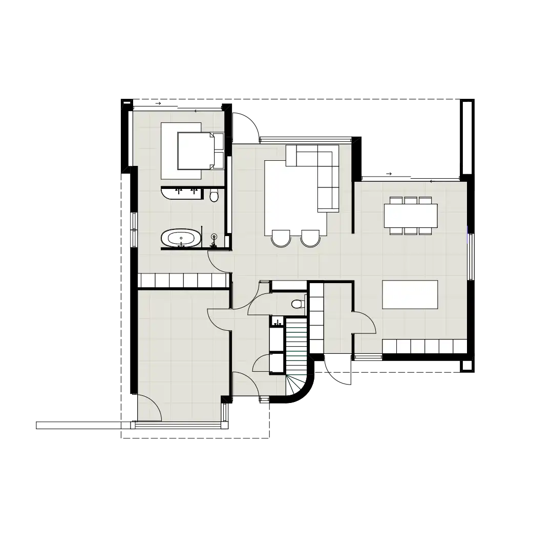 Villa-S-Arcen-Plattegrond