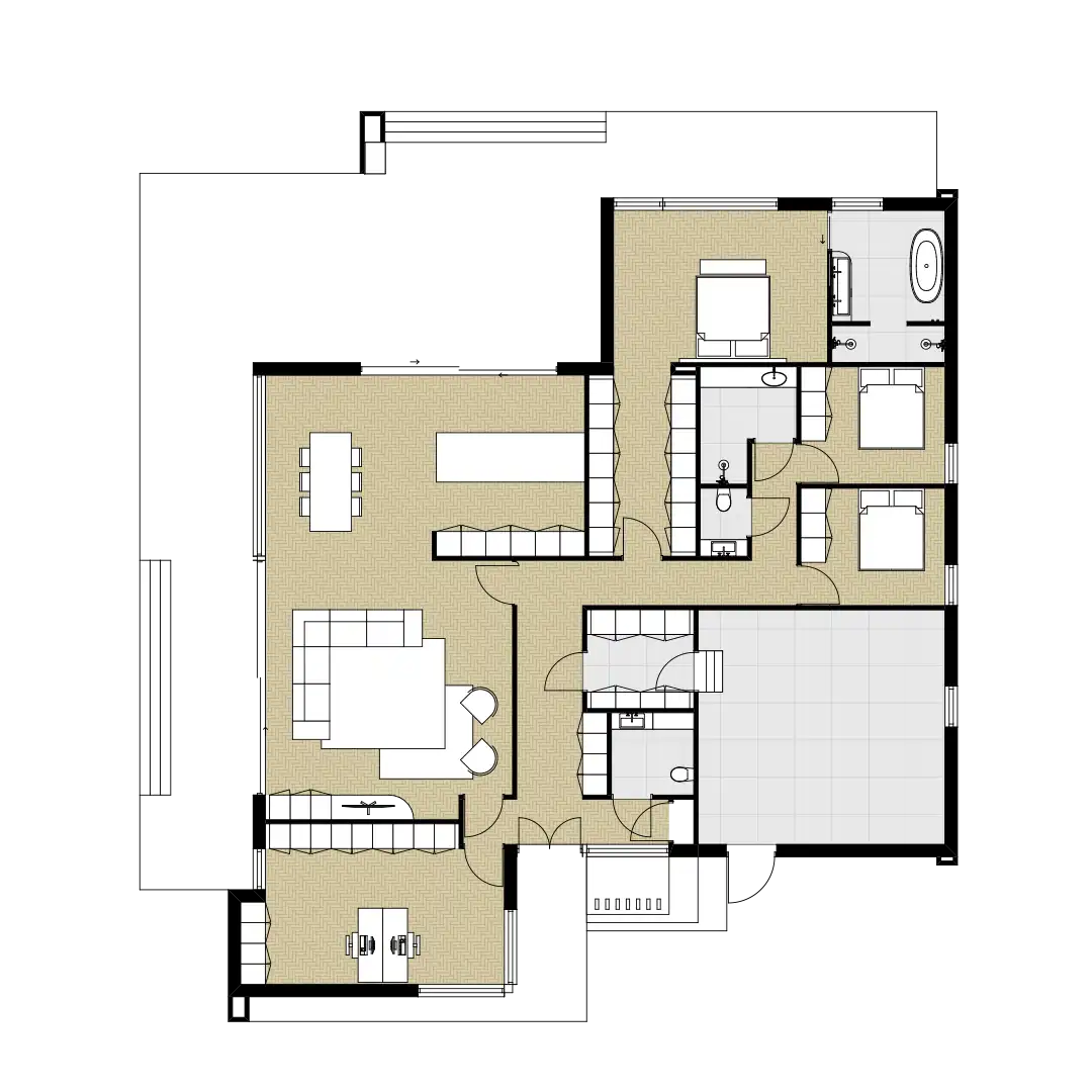 Villa-SB-Udenhout-Plattegrond