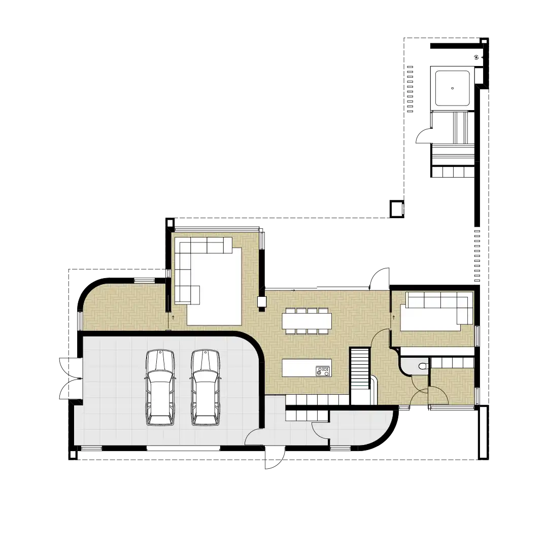 Villa-vD-Berlicum-Plattegrond